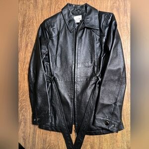 Women's Vintage East 5th genuine leather jacket - size small